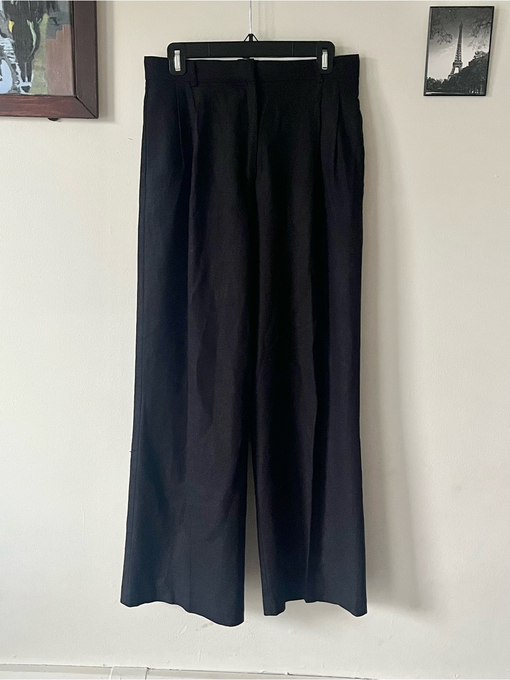 Dynamite wide Leg pleated Linen Wide Leg Pants- Size 6